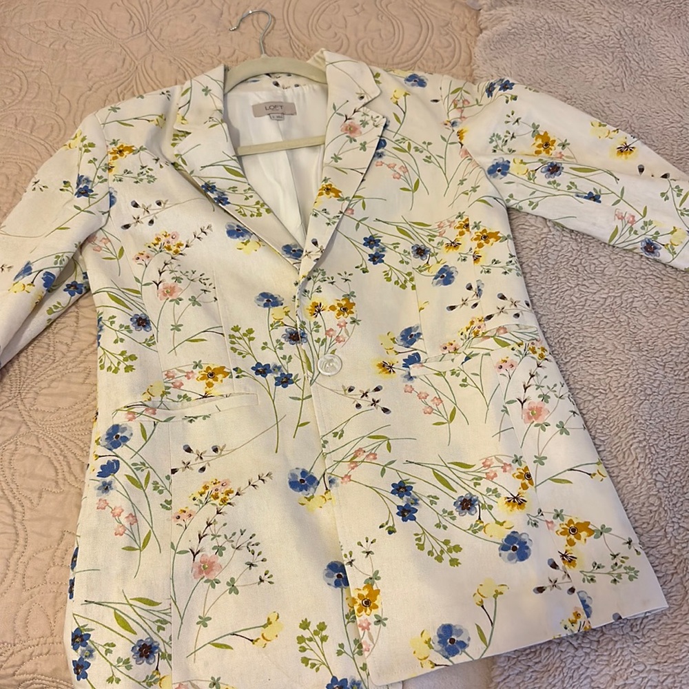 Floral Blazer